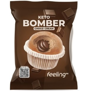 BOMBER RIPIENO ALLA CREMA DI CIOCCOLATO 50 GR FEELING